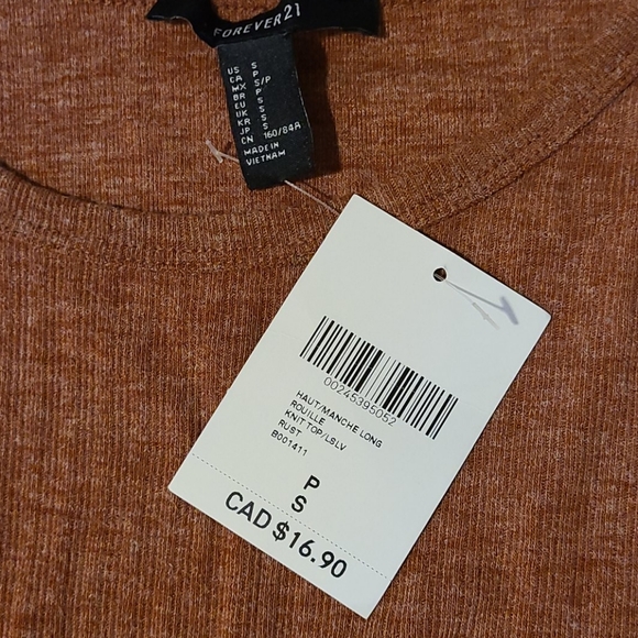 NWT Forever 21 Long-Sleeve - Picture 4 of 4